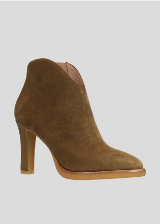 LOLA CRUZ Booties Mod. 005T30BK olive green