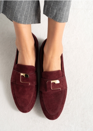 Slippers LOLA CRUZ Mod.020Z30BK burgundi