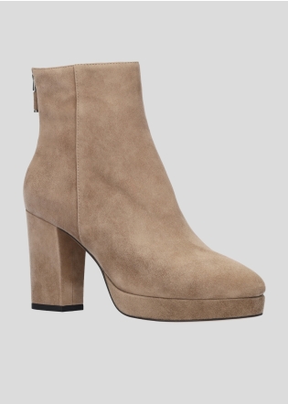 LOLA CRUZ Booties Mod. 045T30BK taupe