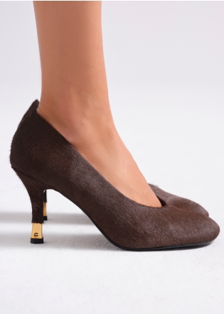 LOLA CRUZ Pumps Mod. 051Z90BK dark brown