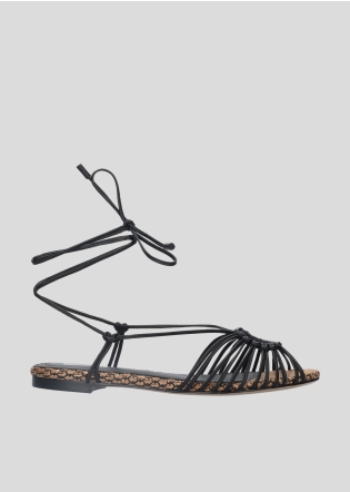Sandalias Planas LOLA CRUZ Mod.076Z69BK negro