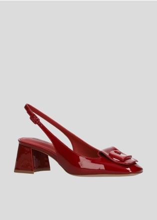 Zapatos de salón LOLA CRUZ Mod.082Z26BK rojo