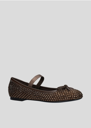 Bailarinas LOLA CRUZ Mod.090Z00BK marron