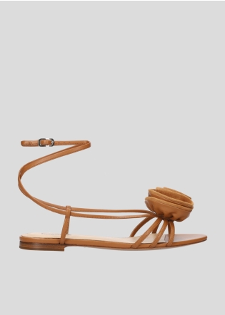 Sandalias Planas LOLA CRUZ Mod.102Z14BK cuero