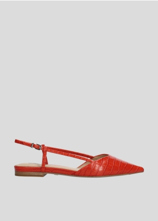 LOLA CRUZ Ballerinas Mod. 109Z55BK red