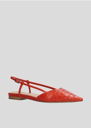 LOLA CRUZ Ballerinas Mod. 109Z55BK red
