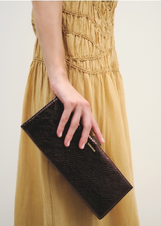 LOLA CRUZ Night Bag Mod. 231U51MG dark brown