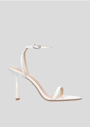 Sandalias Tacon LOLA CRUZ Mod.158Z55BK blanco