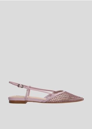 Zapatos planos LOLA CRUZ Mod.189Z13BK malva