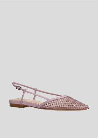 Zapatos planos LOLA CRUZ Mod.189Z13BK malva