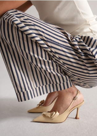 LOLA CRUZ Heleed shoes Mod. 195Z13BK beige