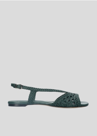 Sandalias Tacon LOLA CRUZ Mod.203Z14BK verde botella