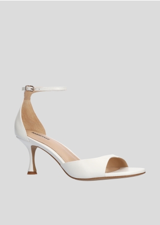 Sandalias Tacon LOLA CRUZ Mod.229Z13BK blanco