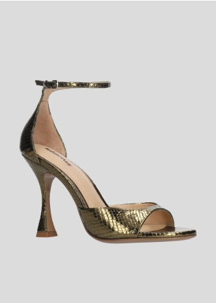 Sandalias Tacon LOLA CRUZ Mod.230Z51BK verde kaki