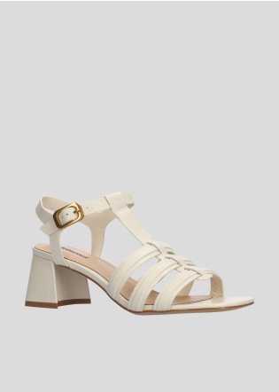 Sandalias Tacon LOLA CRUZ Mod.352Z10BK off white