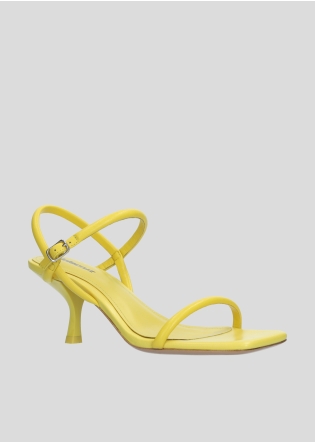 Sandalias Tacon LOLA CRUZ Mod.050Z13BK amarillo