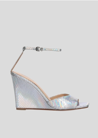 Sandalias Tacon LOLA CRUZ Mod.228Z52BK plata