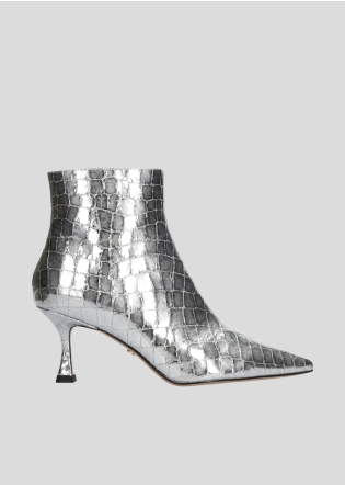Botines LOLA CRUZ Mod.127T57BK plata