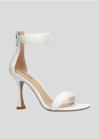 LOLA CRUZ Heeled sandals Mod. 152Z13BK white