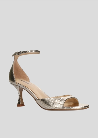 Sandalias Tacon LOLA CRUZ Mod.229Z51BK platino