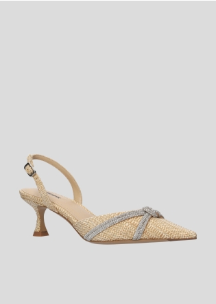 LOLA CRUZ Pumps Mod. 259Z69BK natural