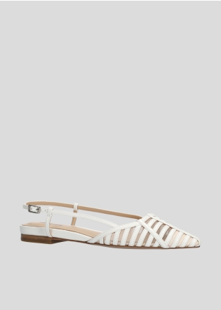 LOLA CRUZ Ballerinas Mod. 064Z13BK white