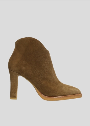 LOLA CRUZ Booties Mod. 005T30BK olive green