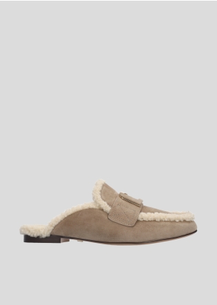 LOLA CRUZ Loafers Mod. 021Z30BK taupe