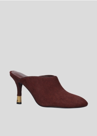 LOLA CRUZ Heeled sandals Mod. 053Z90BK burgundi