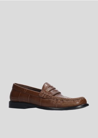 LOLA CRUZ Loafers Mod. 004Z55BK hazel nut