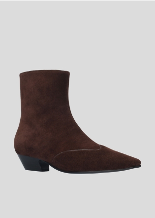 LOLA CRUZ Booties Mod. 028T30BK dark brown