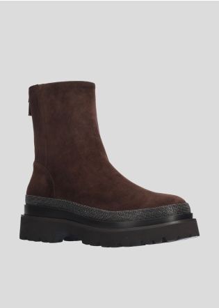 LOLA CRUZ Booties Mod. 107T30BK dark brown