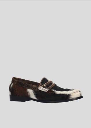 Loafers LOLA CRUZ Mod.004Z95BK vaca
