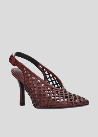 Salones LOLA CRUZ Mod.007Z14BK burgundi