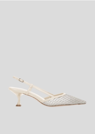 Sandalias Tacon LOLA CRUZ Mod.188Z02BK off white