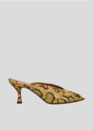 Mules LOLA CRUZ Mod.046Z99BK mostaza