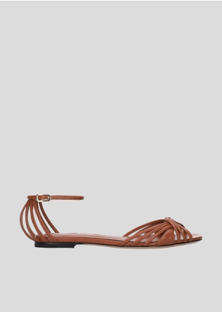 Sandalias Planas LOLA CRUZ Mod.022Z14BK terracota