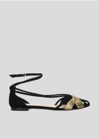 Sandalias Planas LOLA CRUZ Mod.071Z19BK negro