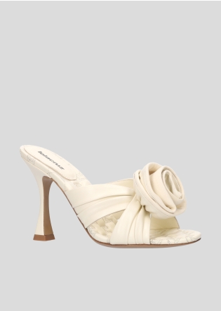 Mules LOLA CRUZ Mod.100Z14BK off white
