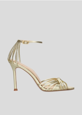 Sandalias Tacon LOLA CRUZ Mod.021Z14BK oro
