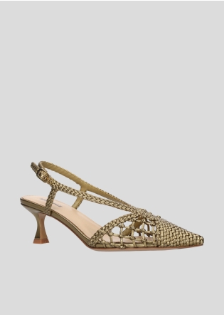 Salones LOLA CRUZ Mod.202Z14BK oro