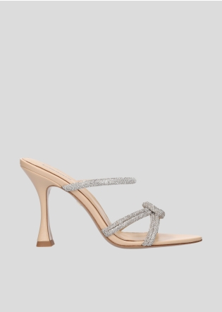 Sandalias Tacon LOLA CRUZ Mod.263Z14BK beige