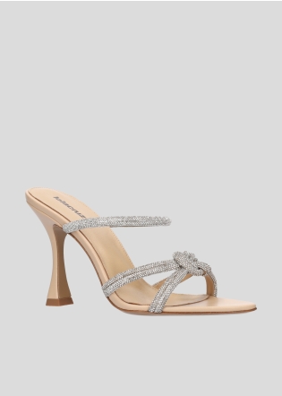 Sandalias Tacon LOLA CRUZ Mod.263Z14BK beige