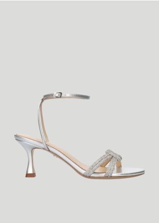 Sandalias Tacon LOLA CRUZ Mod.265Z14BK plata