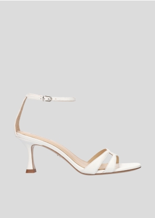 Sandalias Tacon LOLA CRUZ Mod.268Z14BK blanco