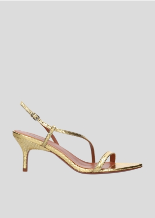 Sandalias Tacon LOLA CRUZ Mod.117Z51BK oro