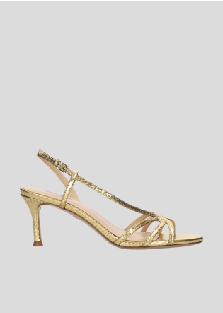 Sandalias Tacon LOLA CRUZ Mod.234Z51BK oro