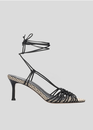 Sandalias Tacon LOLA CRUZ Mod.075Z69BK negro