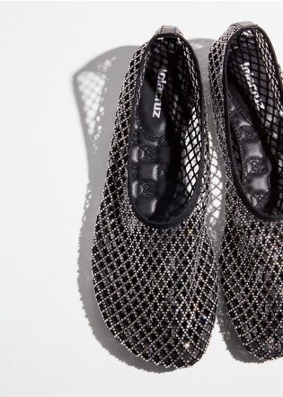 Bailarinas LOLA CRUZ Mod.178Z02BK plomo