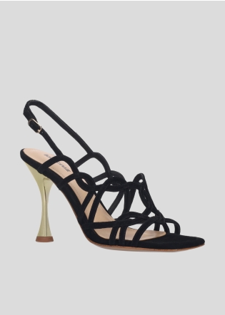 Sandalias Tacon LOLA CRUZ Mod.073Z30BK negro